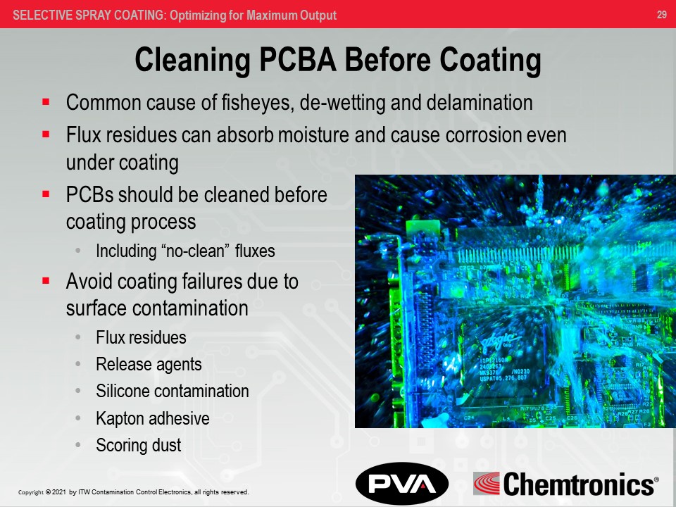 inar Optimizing Selective Spray Conformal Coating for Maximum